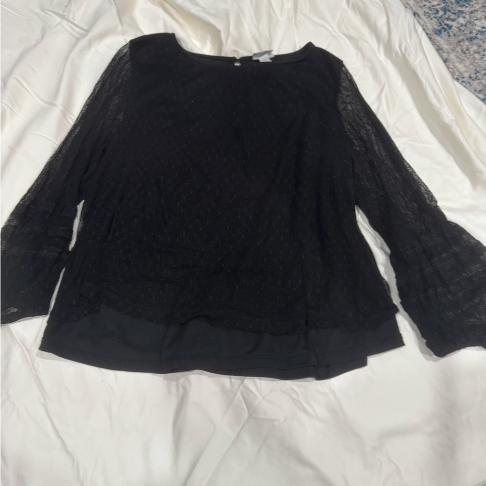 Lace top long sleeve